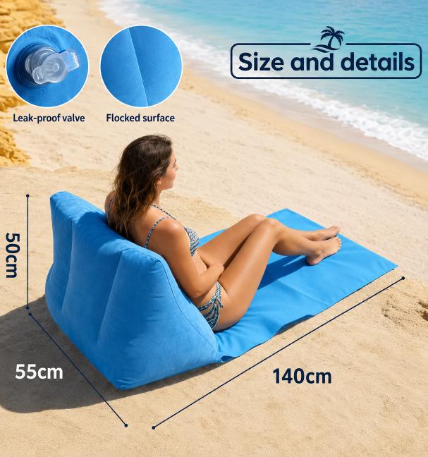 Inflatable Outdoor Lounger Beach Mat